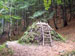 Una carbonaia nel bosco del Resegone