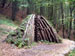 Una carbonaia nel bosco del Resegone