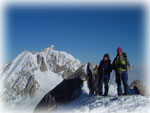 Il pizzo Rotondo dalla cima del Chuebodenhorn