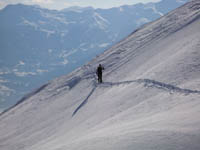 All'imbocco del vallone nord della Tete de Clotinaille