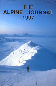 Alpine Journal 1997 Cover