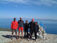 Il nostro gruppo in cima allo Hyasha