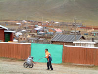Per le strade di Jargalant