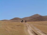 Le colline prima di White Lake