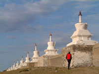 Le mura esterne dell'Erdene Zuu Khiid