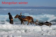 Mongolia in winter