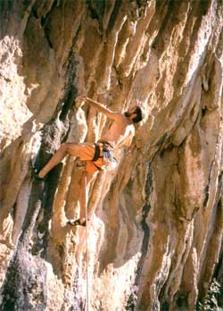 Arrampicata al settore B