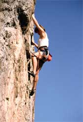 Arrampicata al settore A