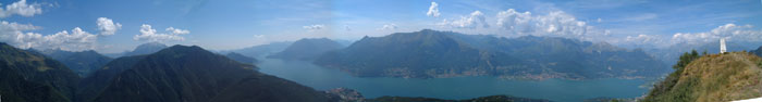 Panoramica dalla cima del Legnoncino - clicca x ingrandire