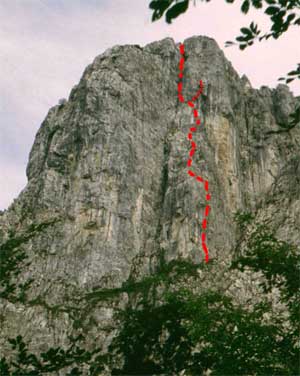 Il pilastro del Pizzo d'Eghen