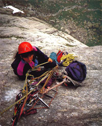 Sonja in sosta durante l'apertura di Melat