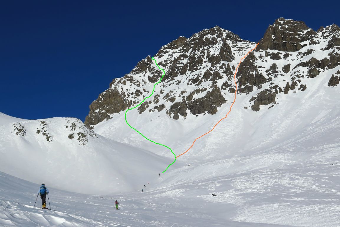 I canali alla cresta di Plator