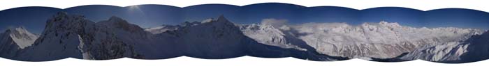Panoramica 360� dalla cima del Grieshorn
