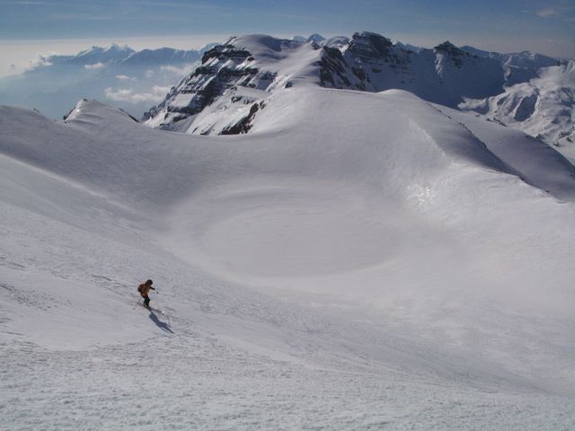 Discesa dalla Sommet Des Garrets verso il Lac Des Garrets