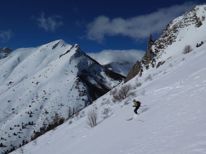 Salendo alla Q1988 della Tete De Clappe