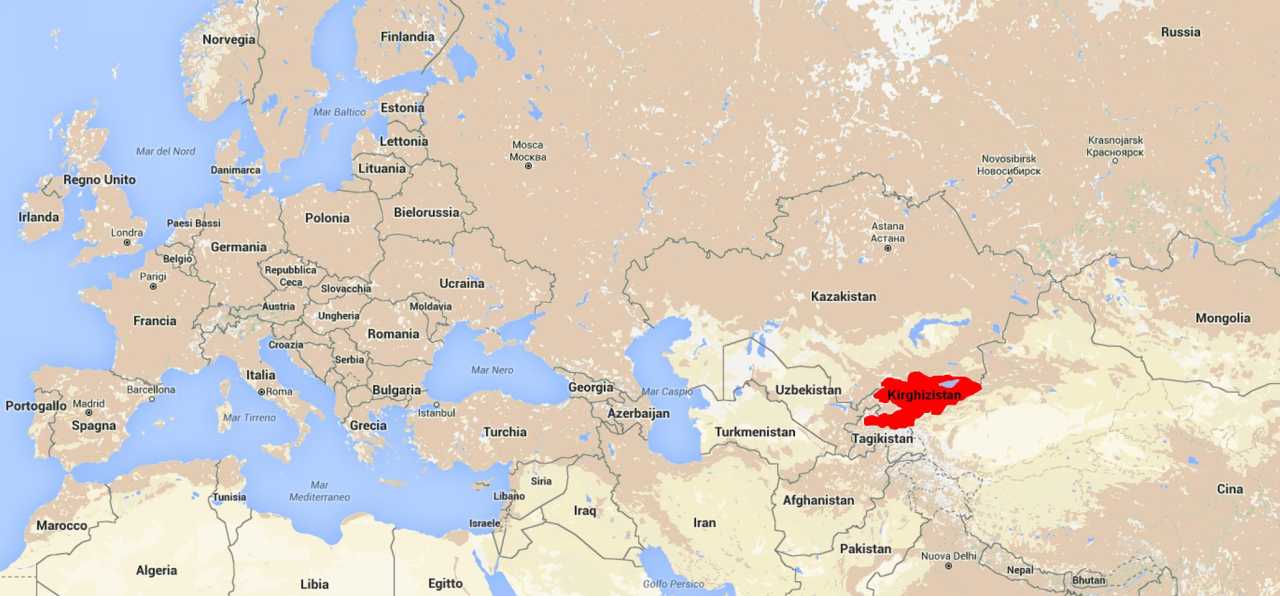 Mappa geberale d'inquadramento