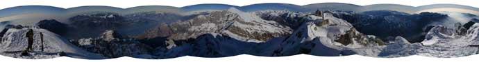 Panorama 360� dalla cima della Grignetta