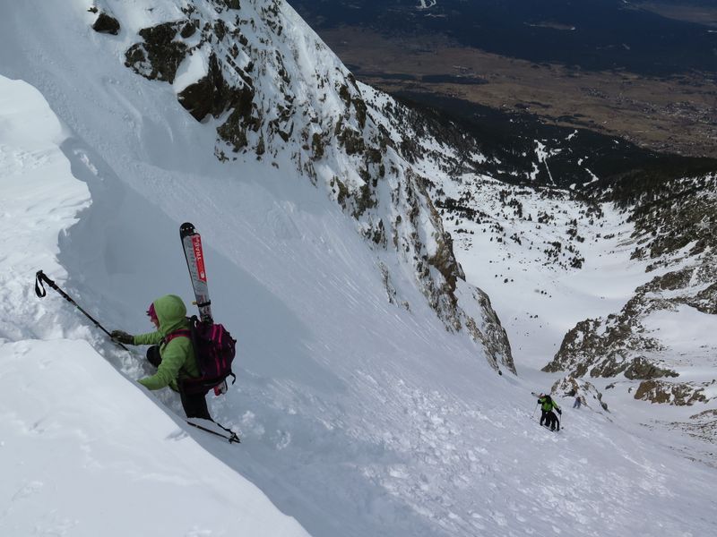 Scendendo dal Puig de la Portella Gran