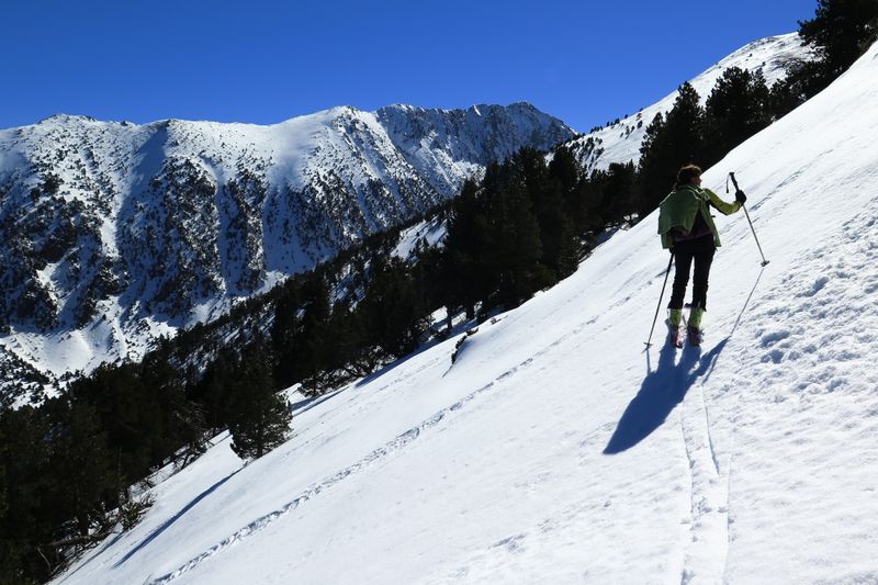 Scendendo dal Puig de la Portella Gran